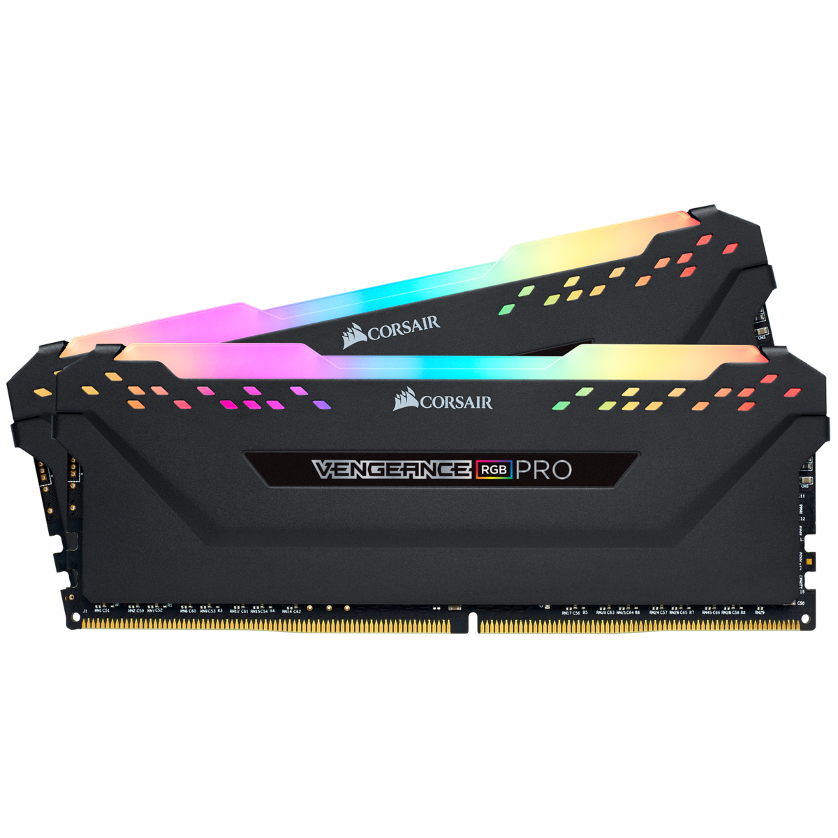 

Комплект памяти DDR4 DIMM 16Gb (2x8Gb), 3600MHz, CL16, 1.35 В, Corsair, Vengeance RGB PRO (CMW16GX4M2D3600C16), CMW16GX4M2D3600C16