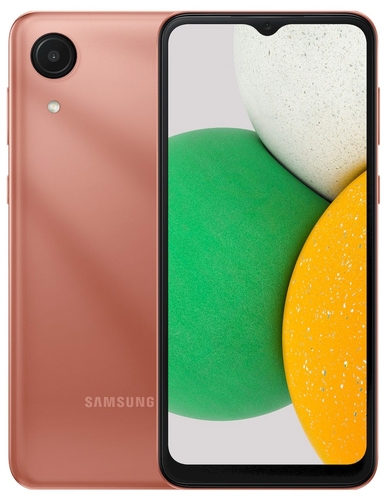 

Смартфон Samsung Galaxy A03 Core, 6.5" 720x1600 PLS, Unisoc SC9863A, 2Gb RAM, 32Gb, 3G/4G, Wi-Fi, BT, Cam, 2-Sim, 5000 мА⋅ч, Micro-USB, Android 11 Go, медный (SM-A032FZCDAFC), Galaxy A03 Core