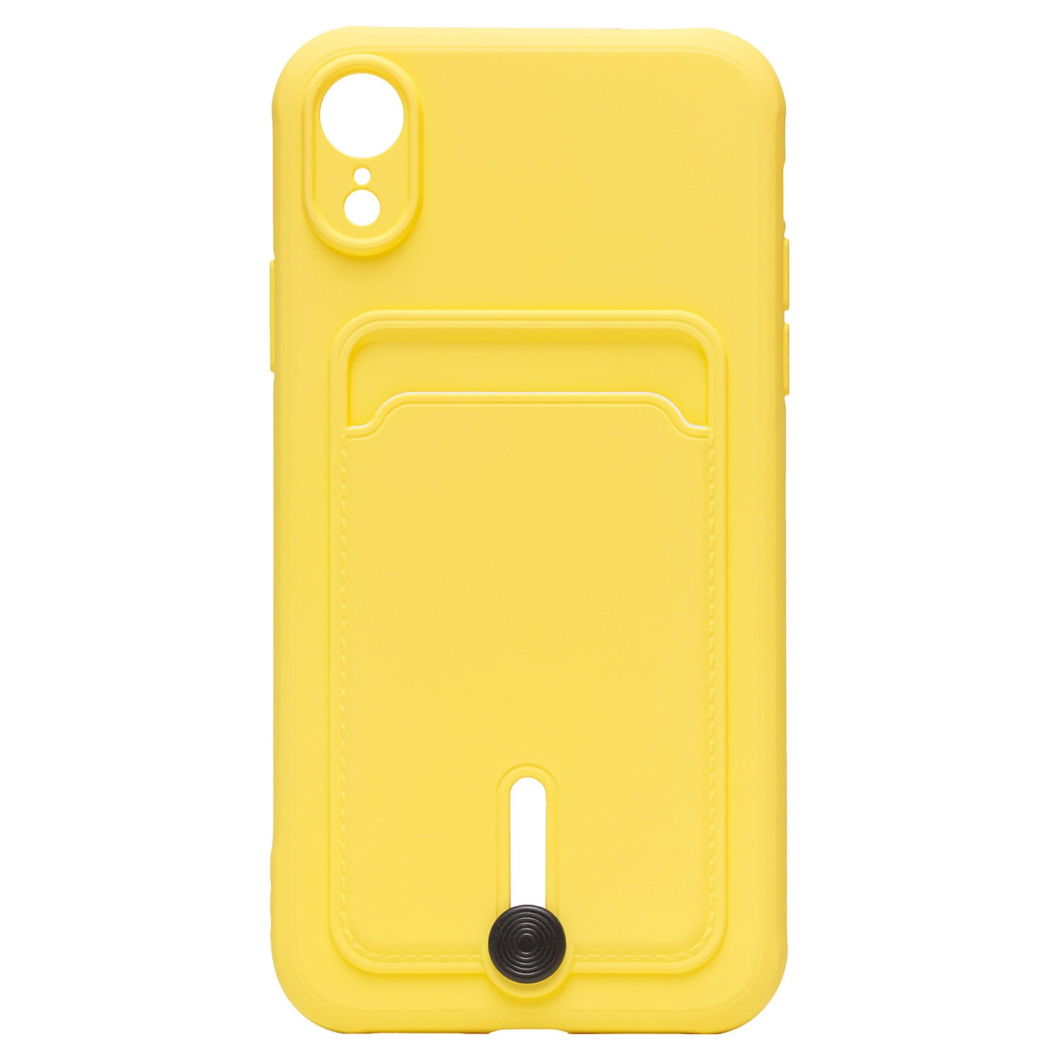 

Чехол-накладка SC304 для смартфона Apple iPhone XR, силикон, желтый (208681)