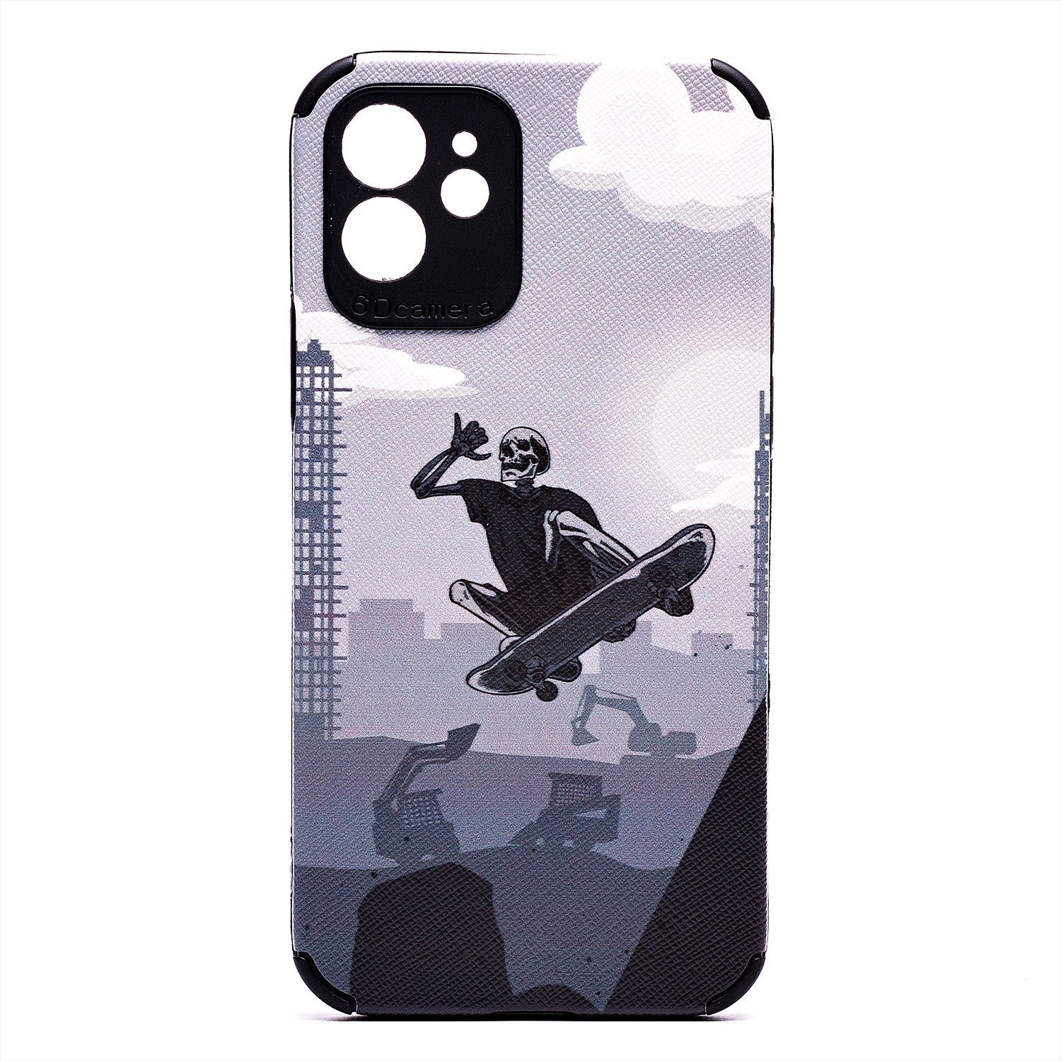 

Чехол-накладка SC310 для смартфона Apple iPhone 12, силикон, цветной принт (209532)