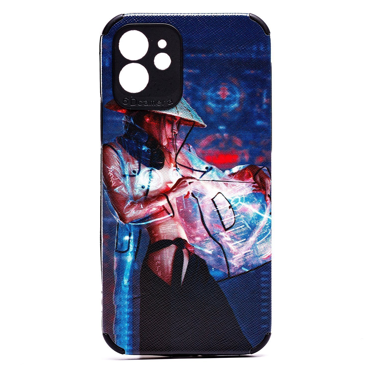 

Чехол-накладка SC310 для смартфона Apple iPhone 12, силикон, цветной принт (209538)
