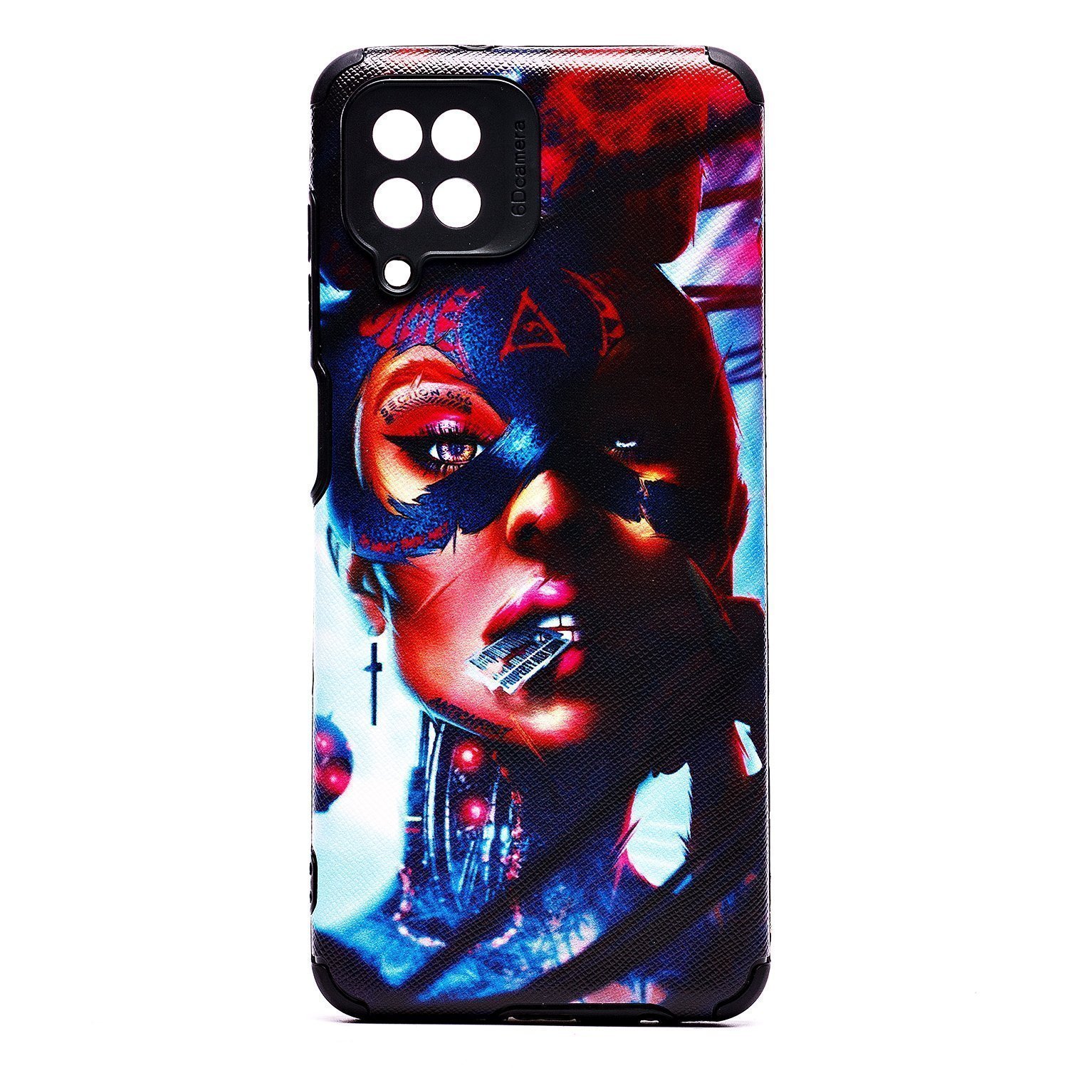 

Чехол-накладка SC310 для смартфона Samsung Galaxy A12, силикон, цветной принт (209663)