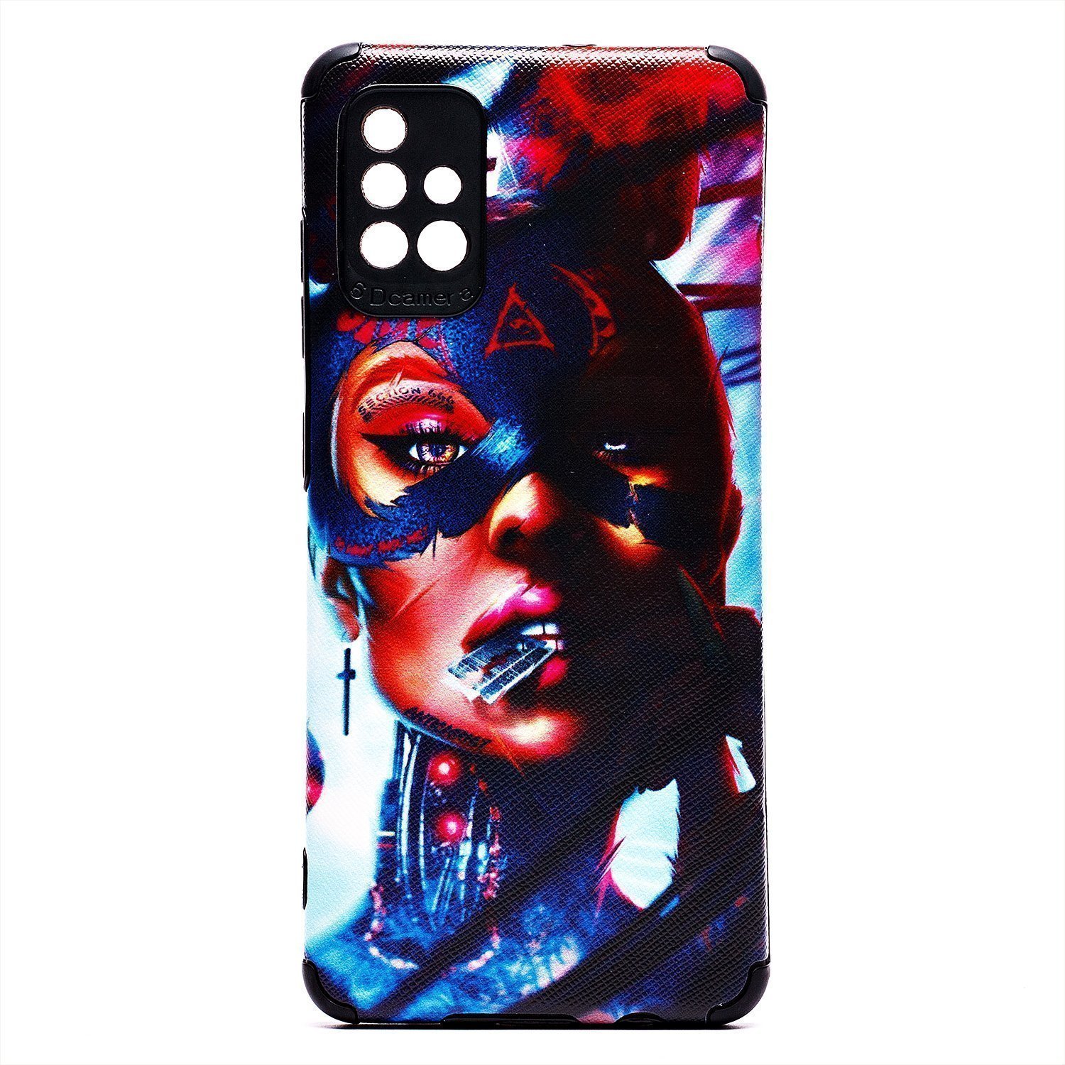 

Чехол-накладка SC310 для смартфона Samsung Galaxy A51, силикон, цветной принт (209699)