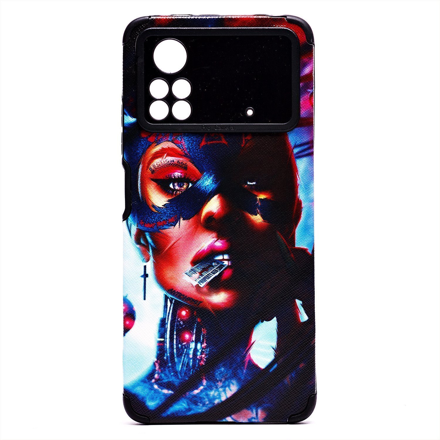 

Чехол-накладка SC310 для смартфона Xiaomi Poco X4 Pro 5G, силикон, цветной принт (209816)
