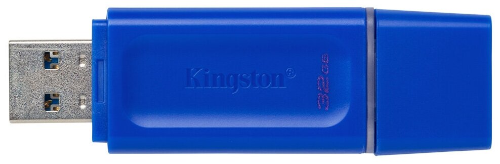 

Флешка 32Gb USB 3.2 Gen 1 Kingston DataTraveler Exodia KC-U2G32-7GB, синий (KC-U2G32-7GB), KC-U2G32-7GB