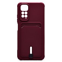 

Чехол-накладка Activ SC304 для смартфона Redmi Xiaomi Redmi Note 11 4G Global/Redmi Note 11S 4G, пластик/силикон, бордовый (208783)