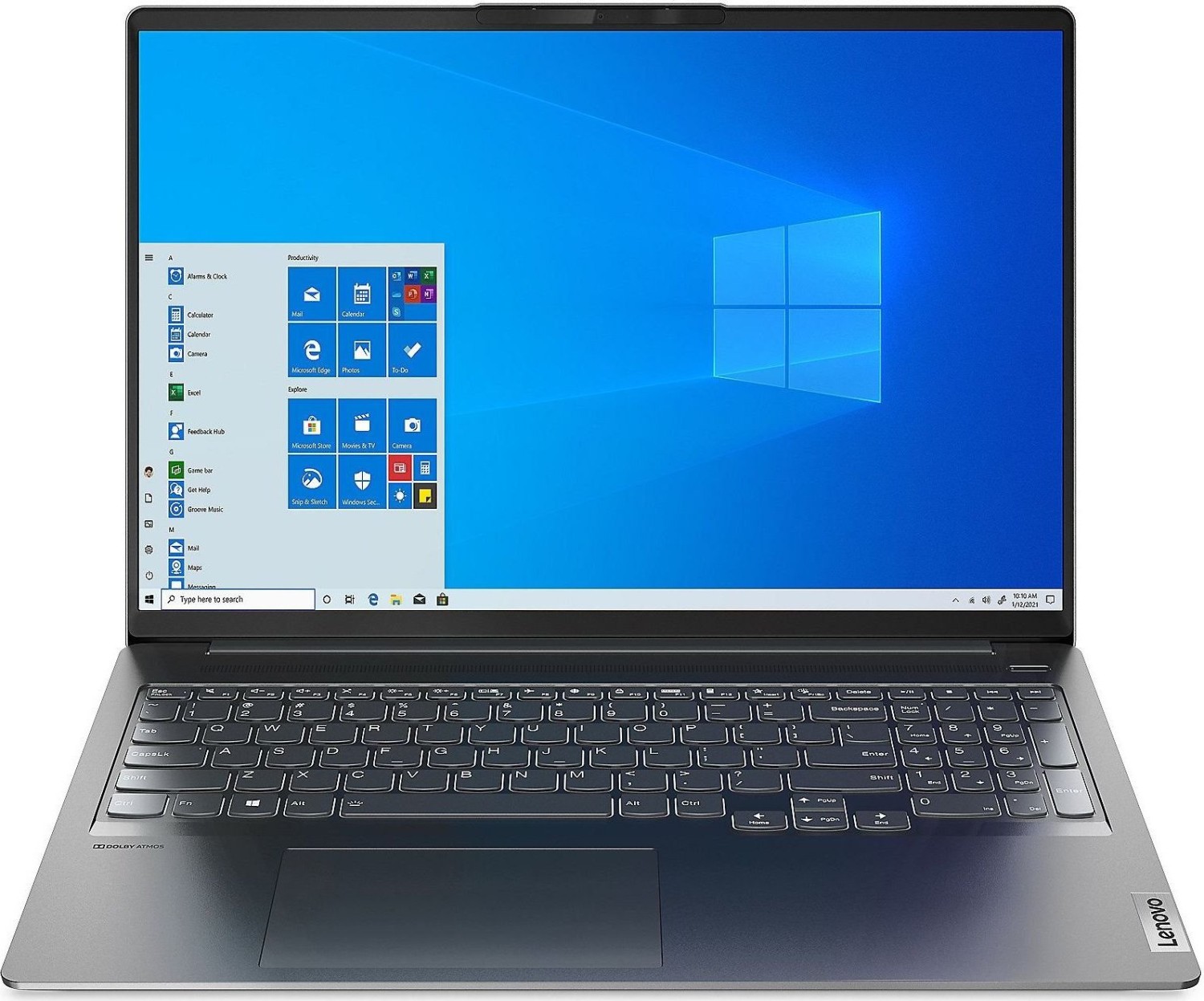 

Ноутбук Lenovo IdeaPad 5 Pro 16IHU6 16" IPS 2560x1600, Intel Core i7 11370H 3.3GHz, 16Gb RAM, 1Tb SSD, NVIDIA GeForce MX450-2Gb, Без OC, серый (82L90010RK), 16IHU6