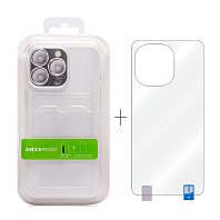 

Чехол-накладка Activ для смартфона Redmi Xiaomi Redmi 9" + пленка Back (противоударный), пластик, силикон, прозрачный (208097)