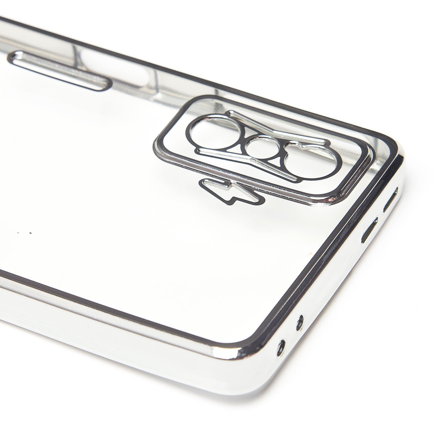 

Чехол-накладка Activ Pilot для смартфона Xiaomi Poco F4 GT, прозрачный, с серебристой рамкой (207305)