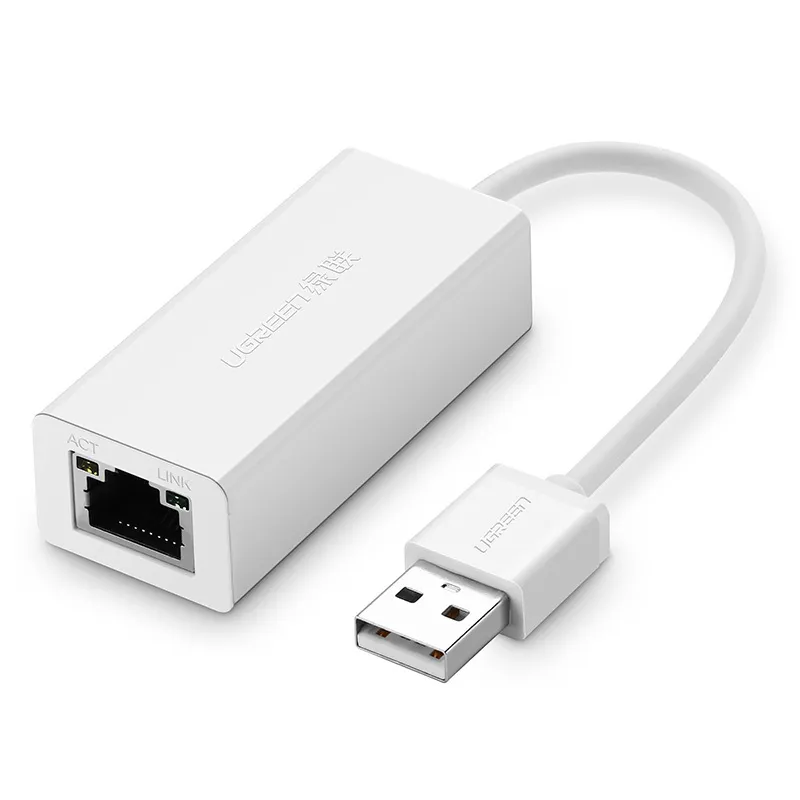 

Сетевая карта Ugreen CR110, 1xRJ-45, 100 Мбит/с, USB 2.0, Retail (20253), CR110