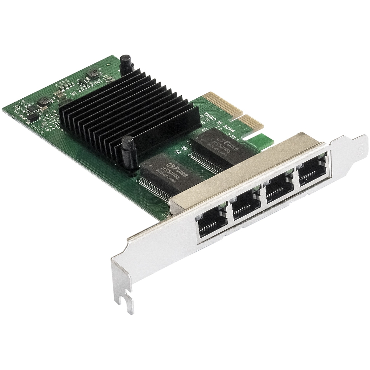 Сетевая карта ExeGate EXE-I350-T4V2, 4xRJ-45, 1 Гб/с