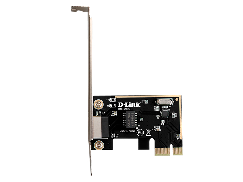 

Сетевая карта D-link DFE-530TX, 1xRJ-45, 100 Мбит/с, PCI-E, 20шт., Retail (DFE-530TX/20/E1A), DFE-530TX