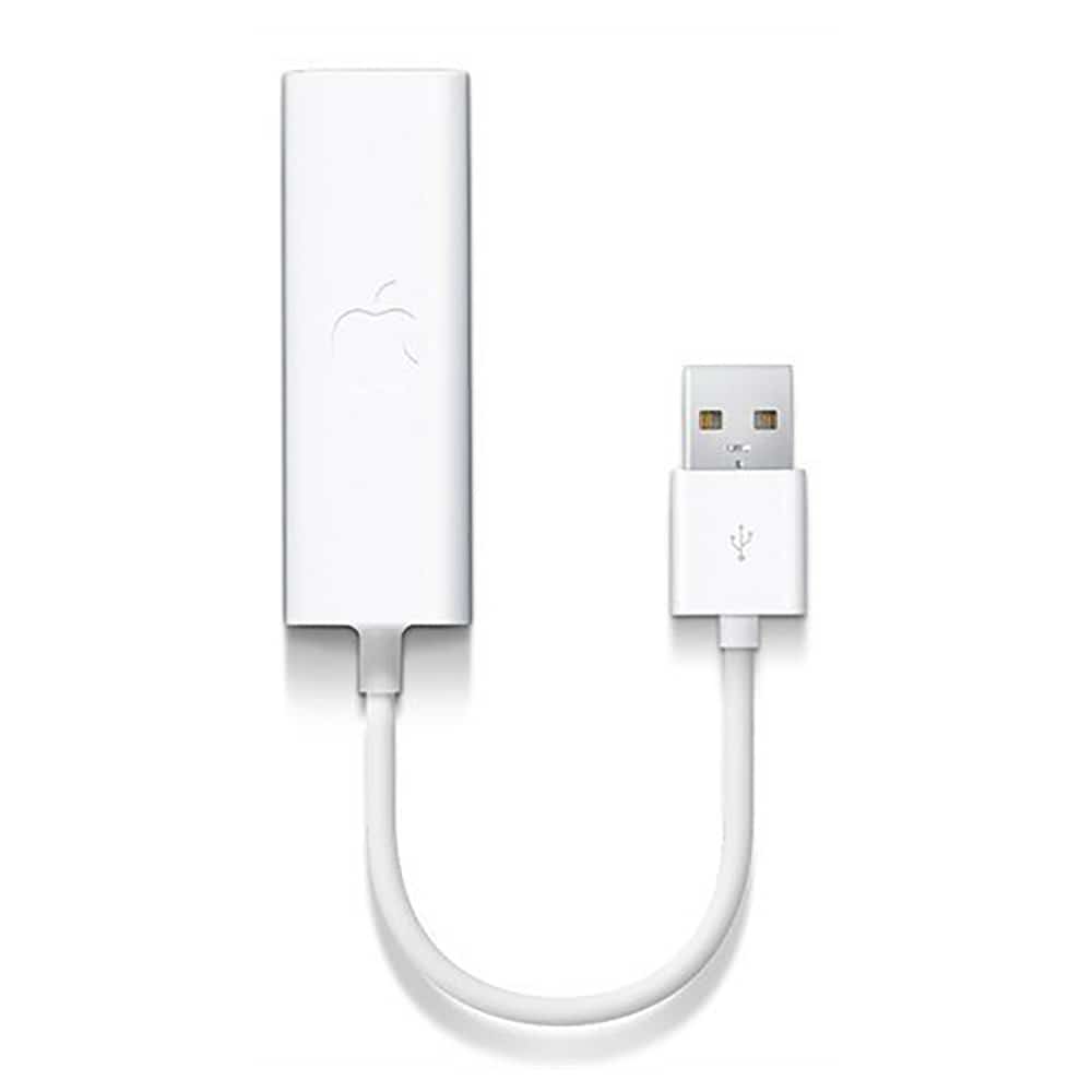 Сетевая карта Apple, 1xRJ-45, 100 Мбит/с, USB 2.0, Retail (MC704FE/A)