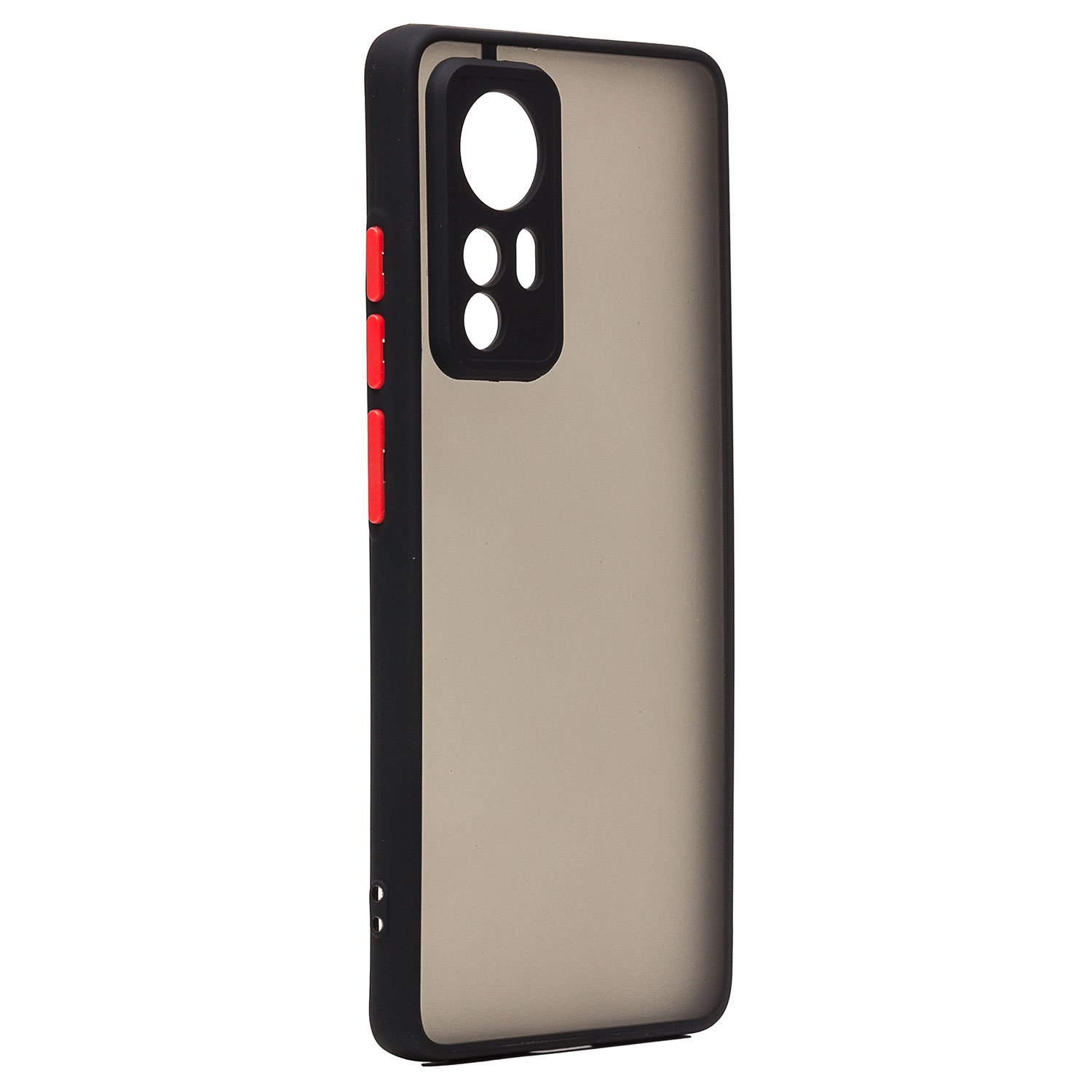 

Чехол-накладка PC041 для смартфона Xiaomi 12/12S, пластик, черный (210009)