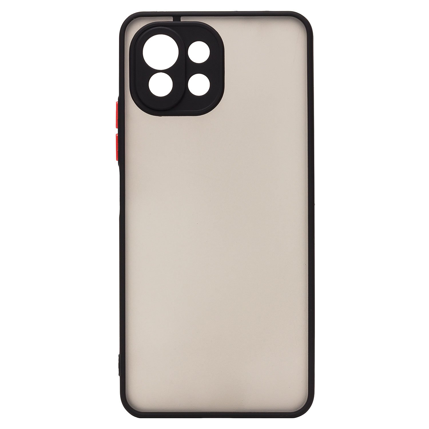 

Чехол-накладка PC041 для смартфона Xiaomi Mi 11 Lite/Mi 11 Lite 5G/11 Lite 5G NE, пластик, черный (203053)