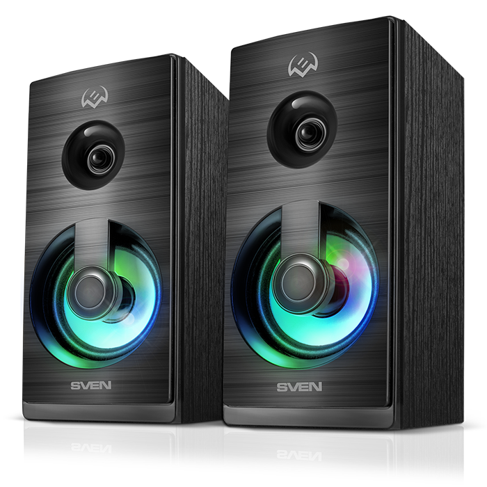 

Акустика 2.0 SVEN SPS-512, 6 Вт, подсветка, черный (SV-020156), SPS-512