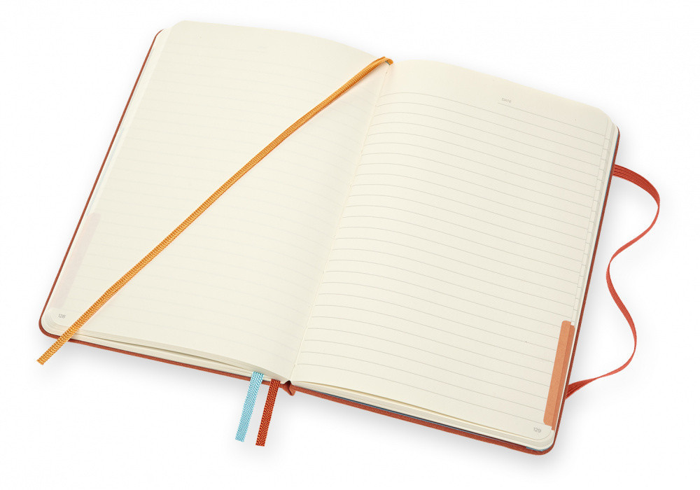 

Блокнот Moleskine VOYAGEUR VN002F6, 115x180мм, линейка/нелинованный, 208 листов, оранжевый (1139426) (1шт.), VN002F6
