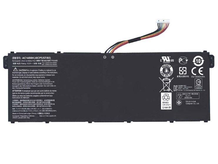 

Аккумуляторная батарея ACER AC14B8K оригинальный для Acer A515-41G / A515-51G / A515-52G A517-51 / A517-51G / A517-51GP / A517-51P A615-51G A715-71G / A715-72G AN515-52 Aspire 3 A315-55G Aspire 5 A514-52 / A514-52G Aspire 5 A515 Aspire 5 A517 Aspire 7 A71