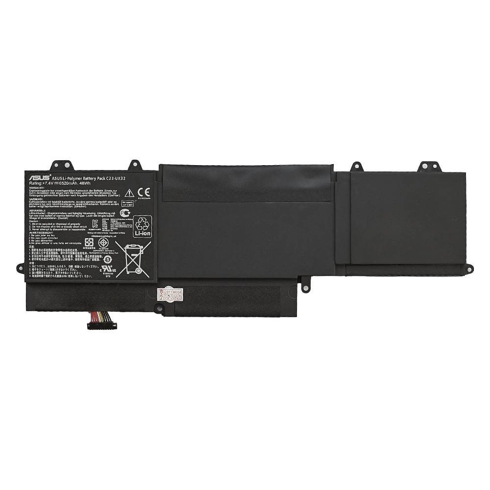 

Аккумуляторная батарея ASUS C23-UX32 оригинальный для Asus Zenbook UX32A / UX32V / UX32VD / U38DT / U38N, 7.4V, 48Wh, черный, техническая упаковка (C23-UX32-SP), C23-UX32