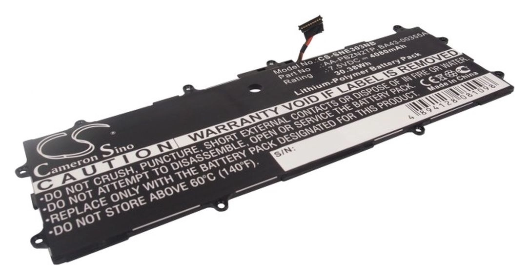 

Аккумуляторная батарея CameronSino для Samsung XE303C12, XE500T1C, 7.5V, 4080mAh, 30.4Wh, черный (CS-SNE303NB)