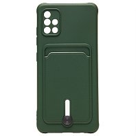 

Чехол-накладка Activ SC304 для смартфона Samsung Samsung SM-A515 Galaxy A51 4G, пластик/силикон, темно-зеленый (208736)