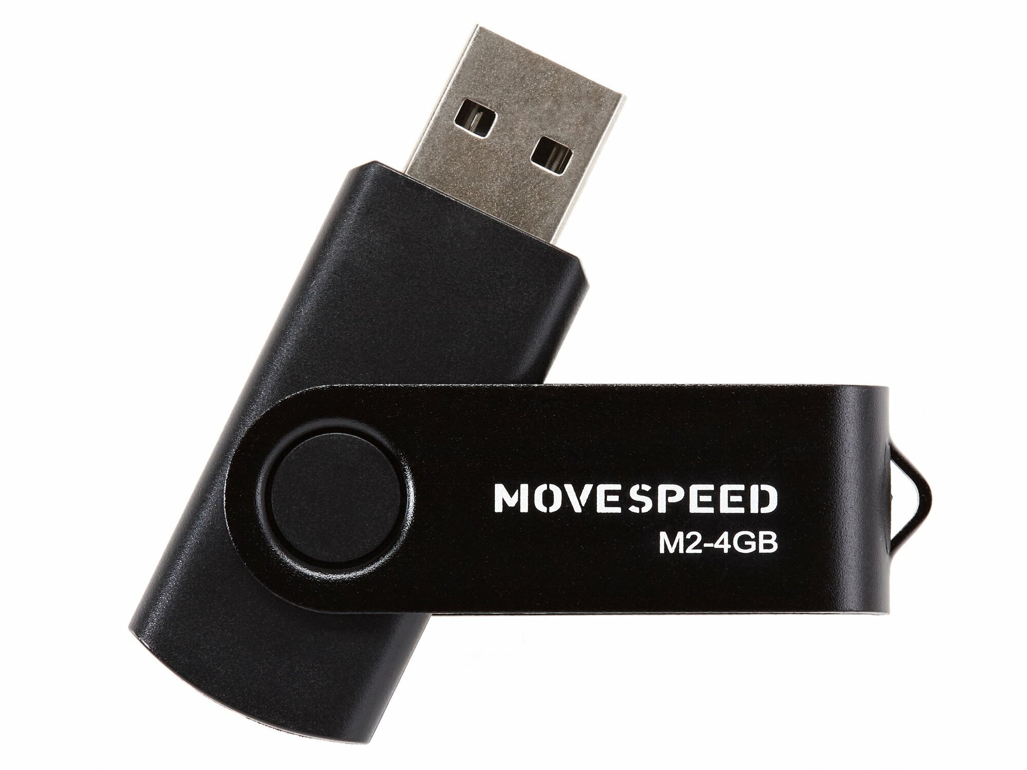 

Флешка 4Gb USB 2.0 Move Speed M2, черный (M2-4G), M2