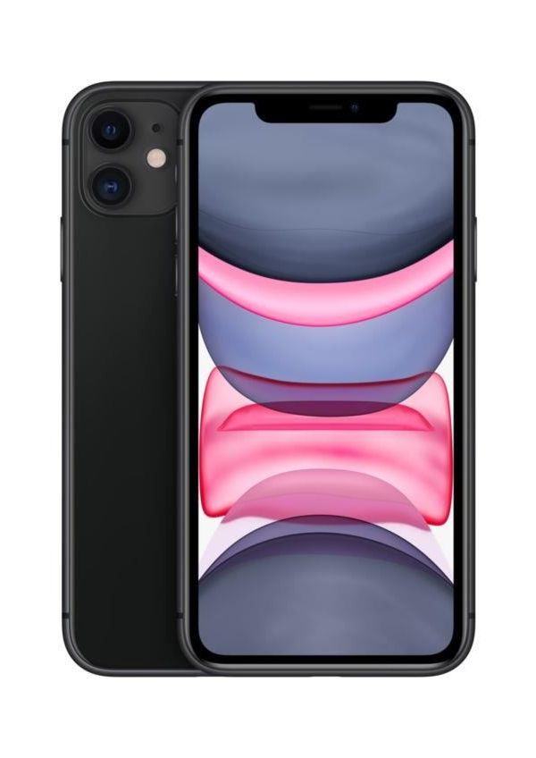 

Смартфон Apple iPhone 11 A2221, 6.1" 828x1792 IPS, Apple A13 Bionic, 64Gb, 3G/4G, NFC, Wi-Fi, BT, 2xCam, 2-Sim (nano SIM+eSIM), Lightning, iOS 13, черный (MHCP3LL/A), iPhone 11 A2221