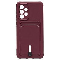 

Чехол-накладка Activ SC304 для смартфона Samsung Samsung SM-A336 Galaxy A33 5G, пластик/силикон, бордовый (208756)
