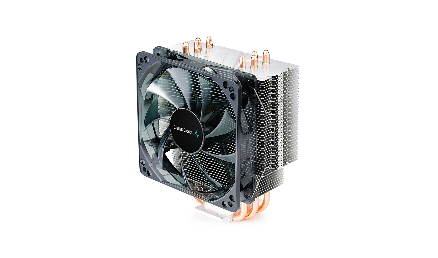 

Кулер для процессора DeepCool GAMMAXX 400 BLUE BASIC для Socket/115x/1200/1700/1851/AM4/AM5, 120 мм, 1500rpm, 30 дБА, 125 Вт, 4-pin PWM, Al, Blue LED (GAMMAXX400BLUEBASIC 1700NATIVE), GAMMAXX 400 BLUE BASIC