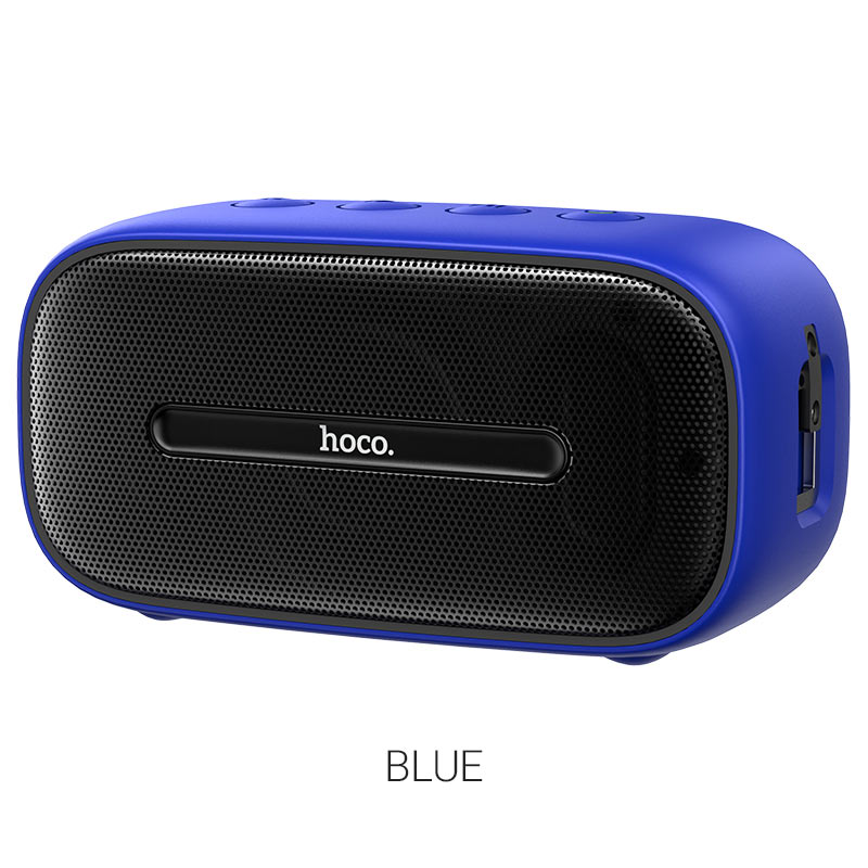 

Акустика портативная Hoco BS43 Cool sound, 5Вт, FM, AUX, microSD, Bluetooth, синий (6931474738424), BS43 Cool sound