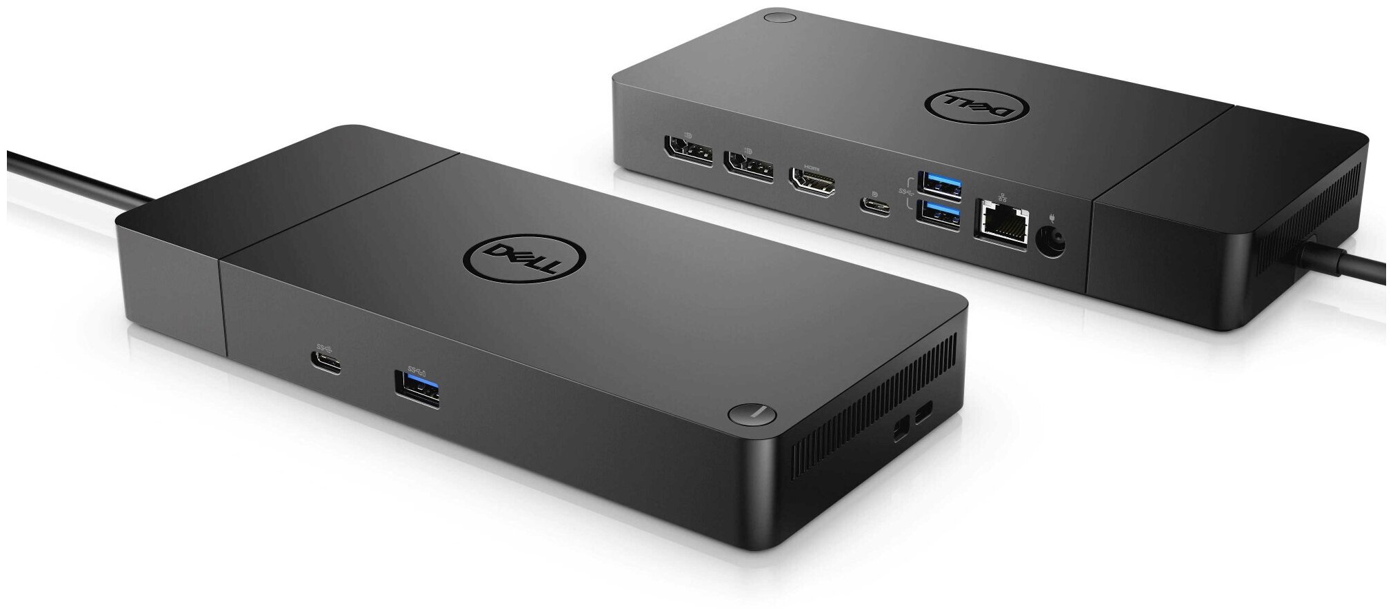 Док-станция Dell WD19S, 2xDisplayPort, HDMI, USB 3.2 Type-C, 3xUSB 3.2, RJ-45, 180W, черный (WD19-4908)