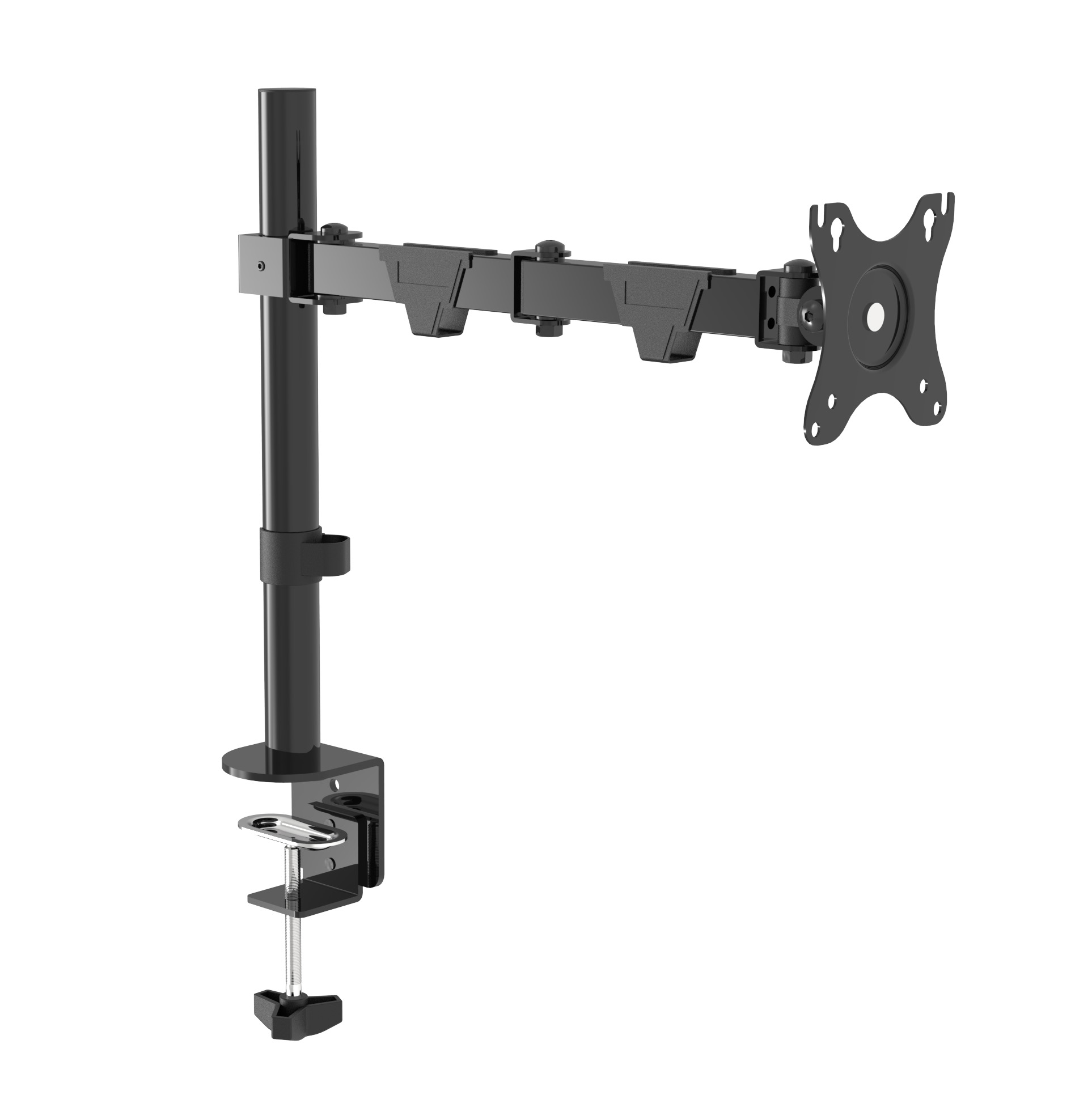 

Кронштейн настольный для TV/монитора WIZE, 14"-32", VESA 75x75мм-100x100мм, наклонный, поворотный, портрет-альбом, до 10 кг, черный (WDM1-32M)