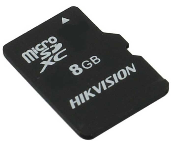 Карта памяти 8Gb microSDHC Hikvision Class 10 HS-TF-C1STD8GZAZ01X00OD 360₽