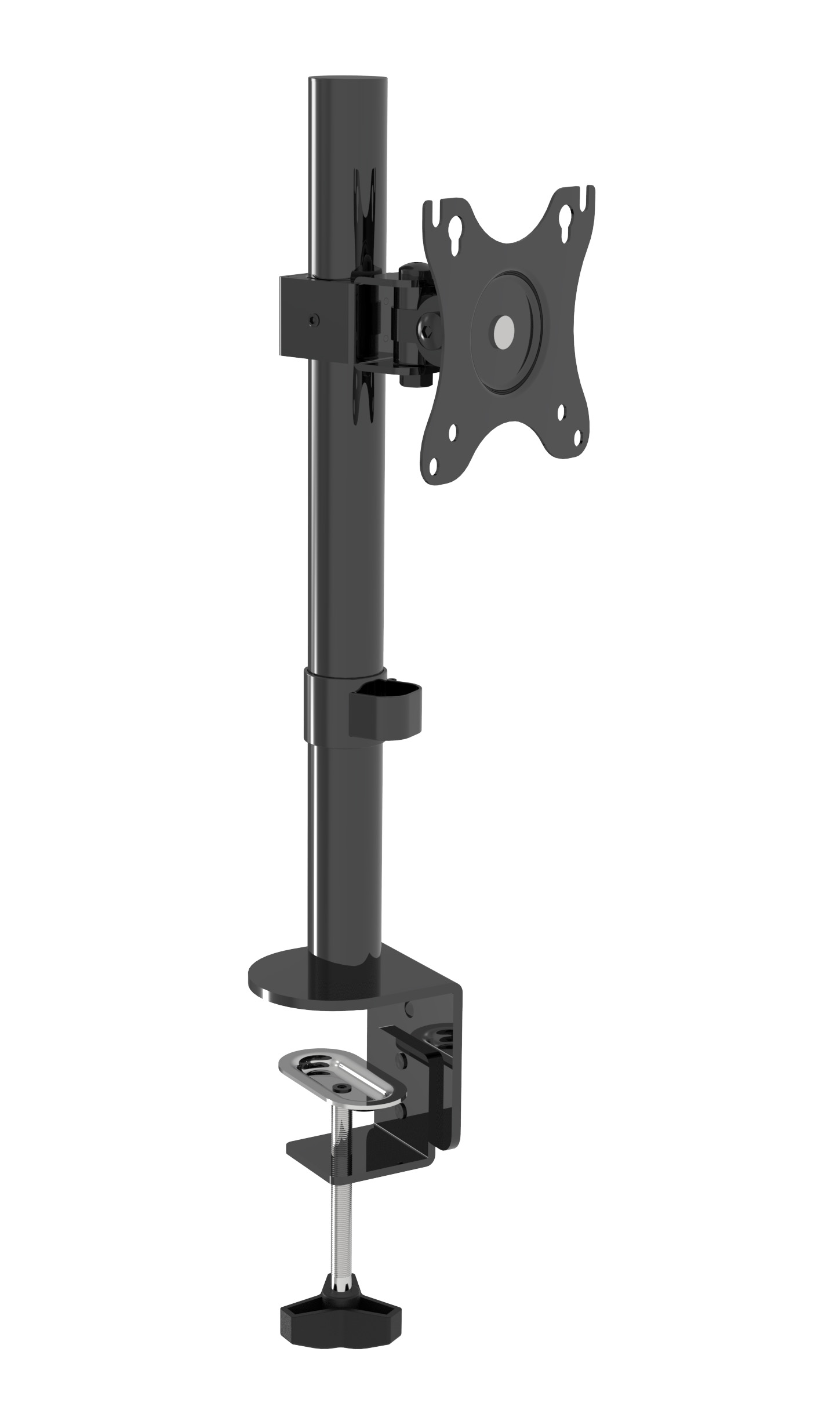 

Кронштейн настольный для TV/монитора WIZE, 14"-32", VESA 75x75мм-100x100мм, наклонный, поворотный, портрет-альбом, до 10 кг, черный (WDM1-32S)