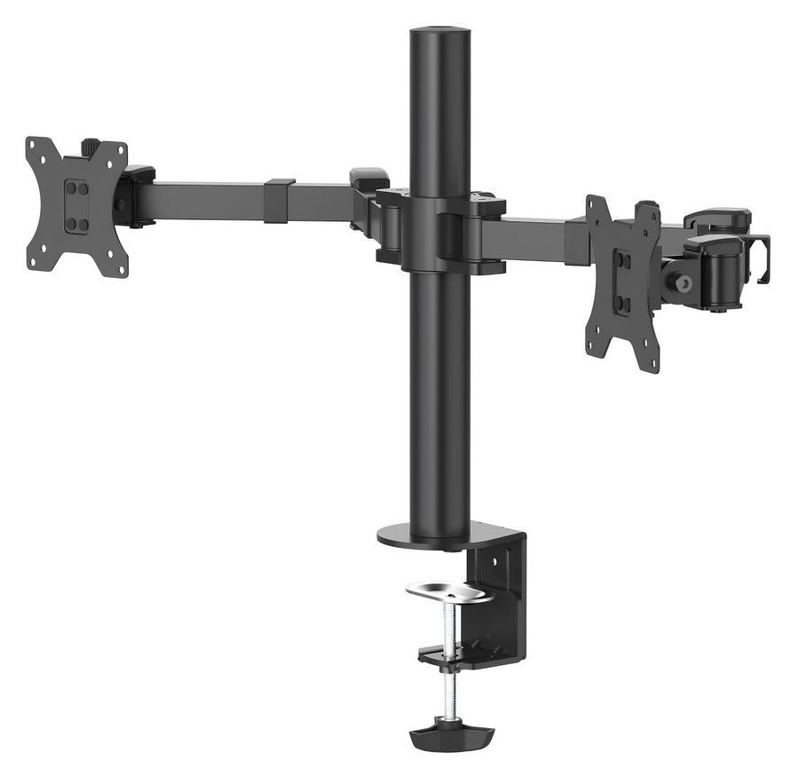 

Кронштейн настольный для TV/монитора HAMA FM 2 Arms, 13"-35", 2-монитора, VESA 75x75мм-100x100мм, наклонный, поворотный, до 15 кг, черный (00118494), FM 2 Arms