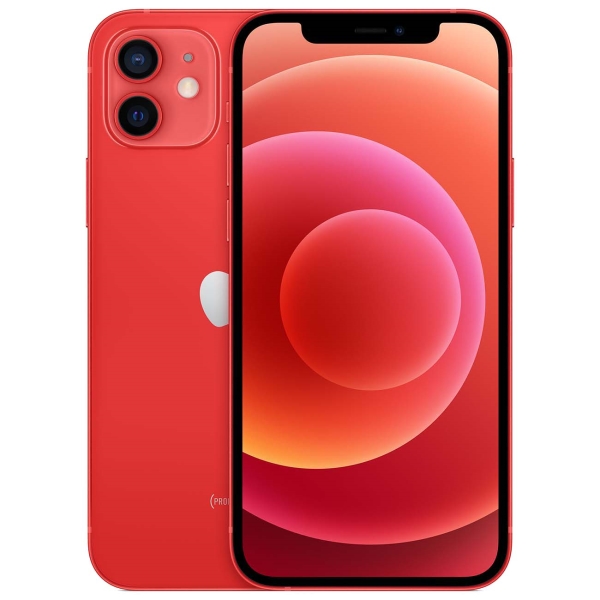 

Смартфон Apple iPhone 12, 6.1" 1170x2532 OLED, Apple A14 Bionic, 64Gb, 3G/4G/5G, NFC, Wi-Fi, BT, 2xCam, 2-Sim, Lightning, iOS 14, красный (MGJ73ZD/A), iPhone 12