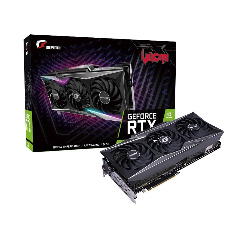 

Видеокарта Colorful NVIDIA GeForce RTX 3090 Vulcan OC-V, 24Gb DDR6X, 384bit, PCI-E, HDMI, 3DP, Retail (RTX 3090 Vulcan OC-V), Vulcan OC-V