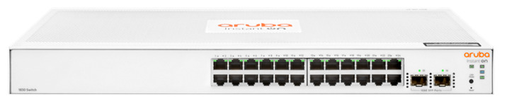 

Коммутатор HPE Aruba Instant On 1830 24G 2SFP, управляемый, кол-во портов: 24x1000, кол-во SFP/uplink: SFP 2x1 Гбит/с, установка в стойку (JL812A), Aruba Instant On 1830 24G 2SFP