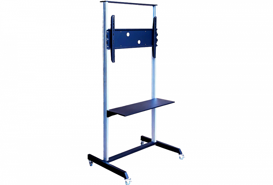 

Стойка напольная для интерактивных панелей Triumph Board, 65"-75", VESA 200x200мм-800x600мм, до 130 кг, черный (СМ-1200У)