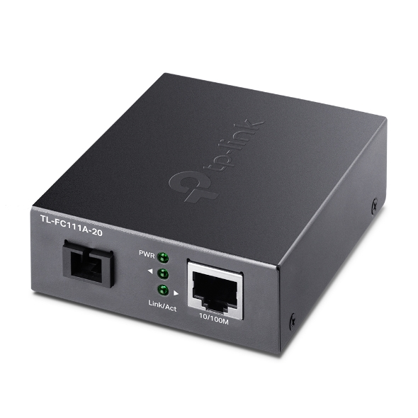 Медиаконвертер TP-Link TL-FC111A-20, SCx100 Мбит/с, RJ-45x100 Мбит/с