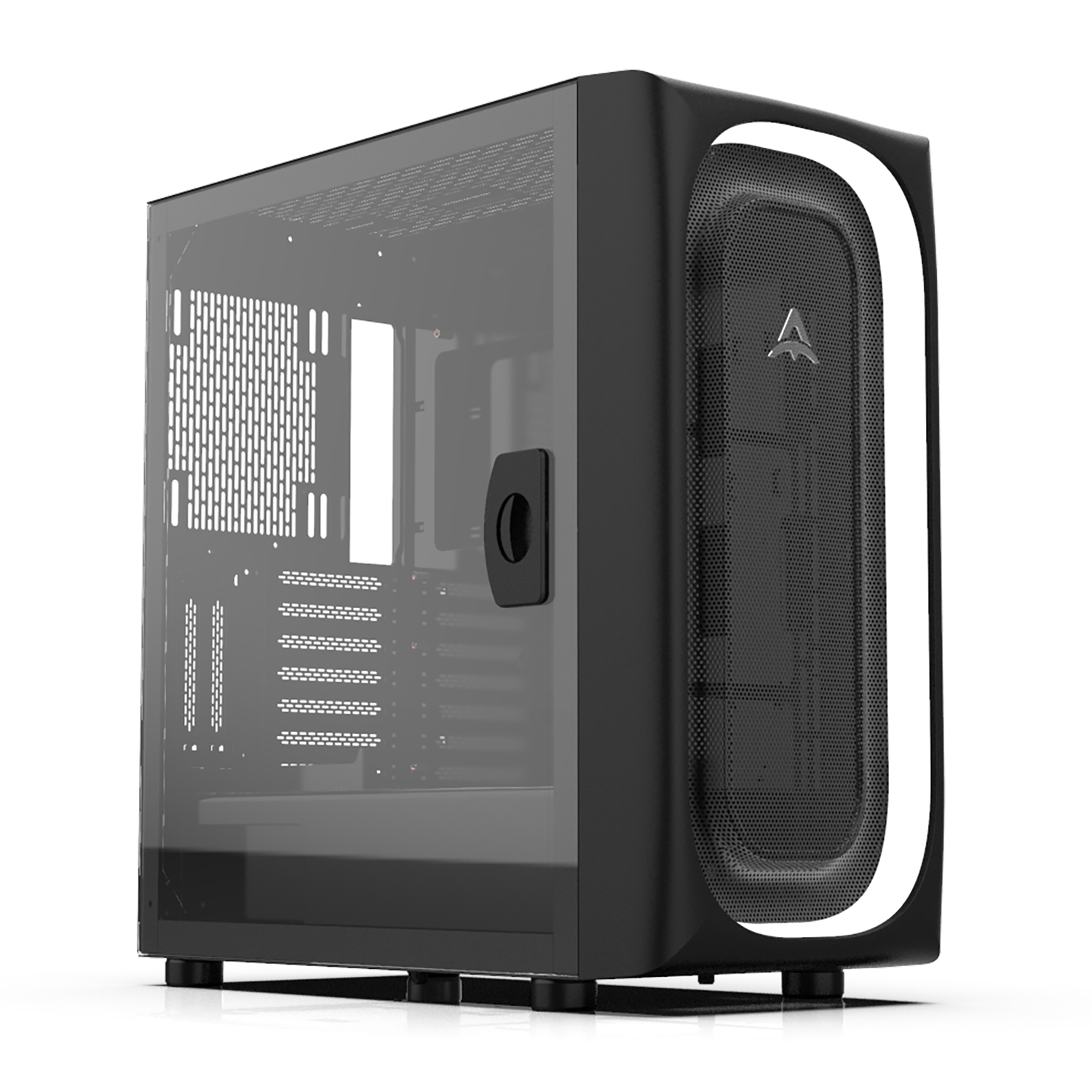 

Корпус Alseye Ai, EATX, Midi-Tower, USB 3.0, RGB подсветка, черный, без БП, Ai