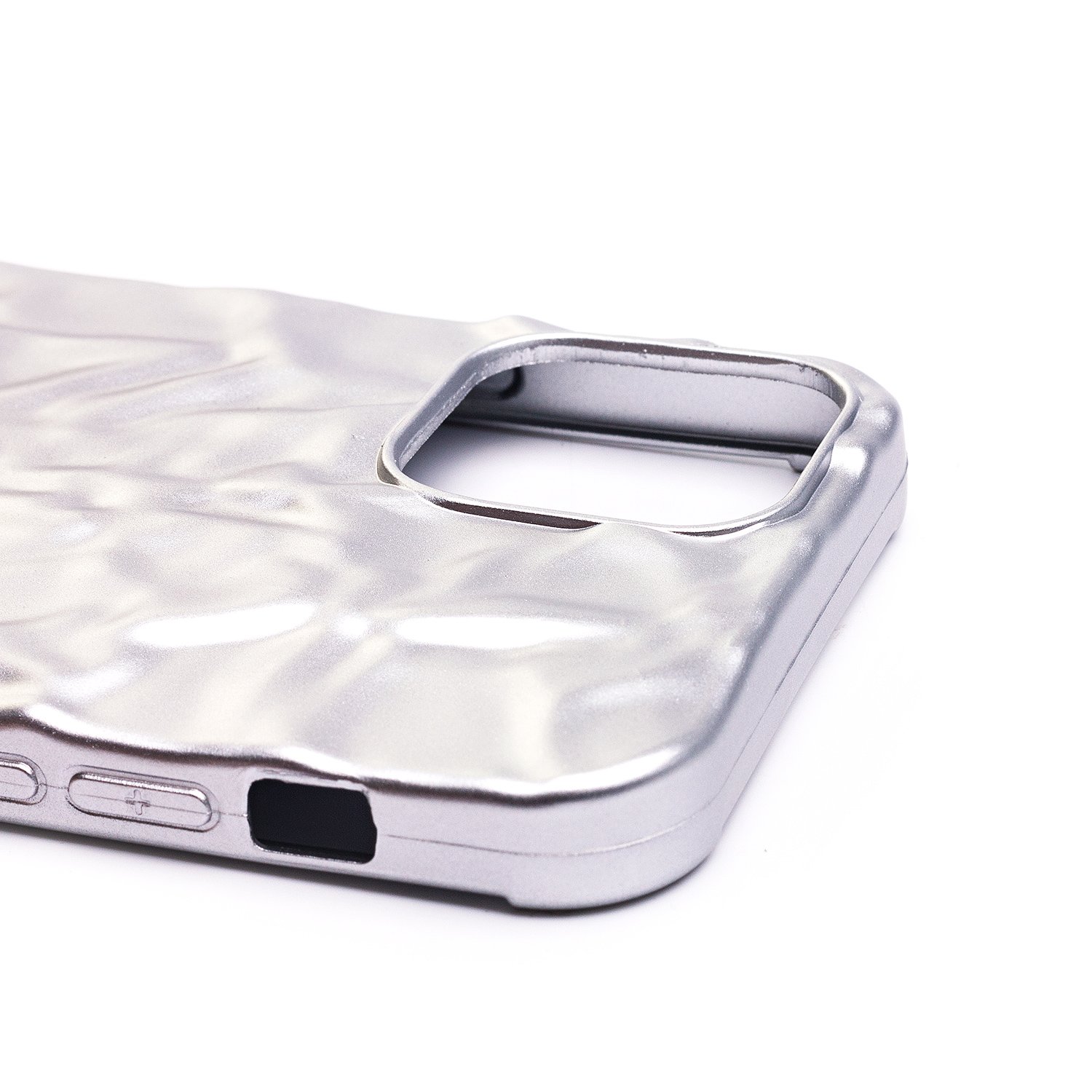 

Чехол-накладка SC267 для смартфона Apple iPhone 12/12 Pro, силикон, серебристый (204493)