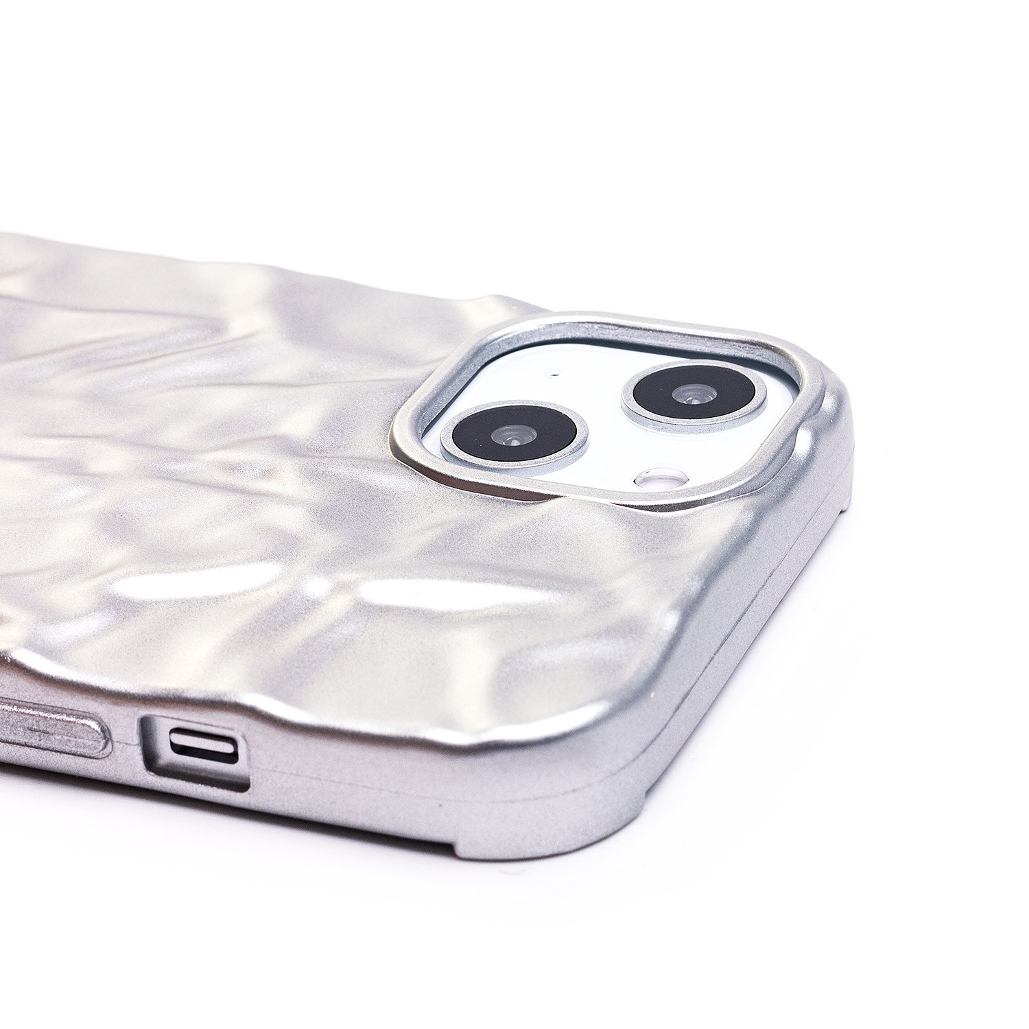 

Чехол-накладка SC267 для смартфона Apple iPhone 13, силикон, серебристый (204502)