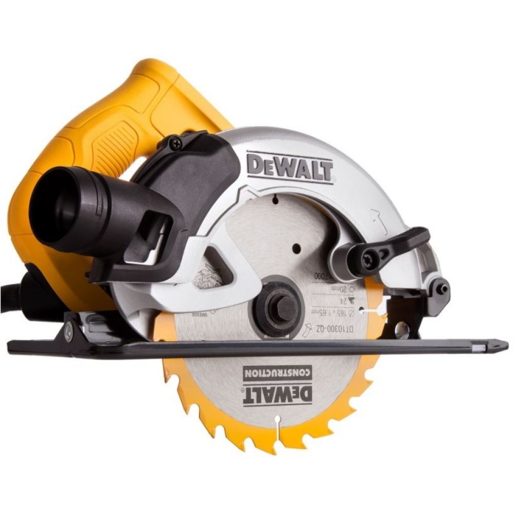 

Дисковая пила DeWALT DWE550, 1.2 кВт, 5500 об/мин, диаметр диска 16.5 см, DWE550