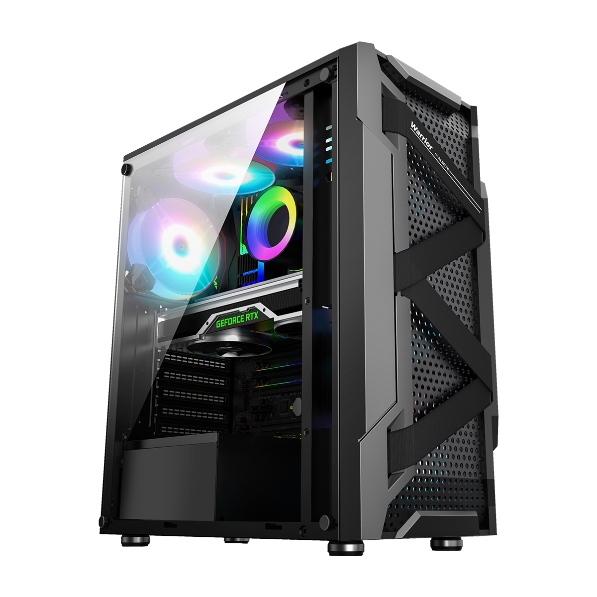 

Корпус Alseye Warrior, ATX, Midi-Tower, USB 3.0, черный, без БП (AS-WRR-BK), Warrior