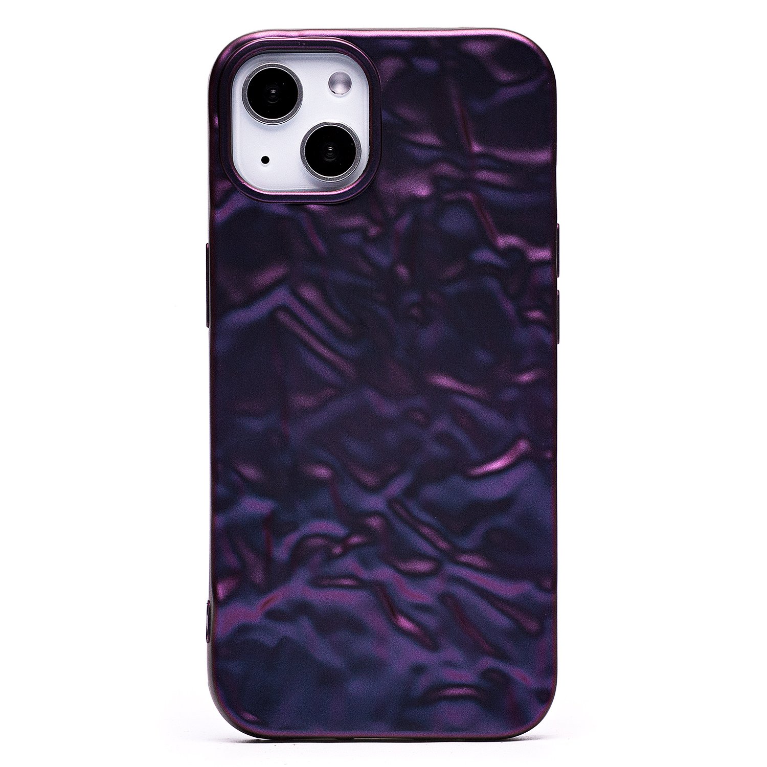 

Чехол-накладка SC267 для смартфона Apple iPhone 13, силикон, фиолетовый (204501)