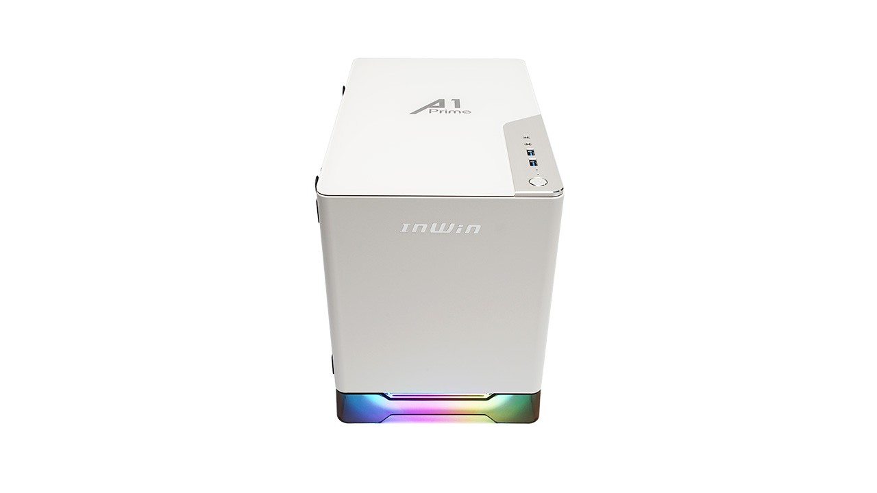 Корпус INWIN CF08B (A1 Prime), Mini-ITX, Mini-Tower, 2xUSB 3.0, белый, 750 Вт (IW-A1PRIME-WHITE)