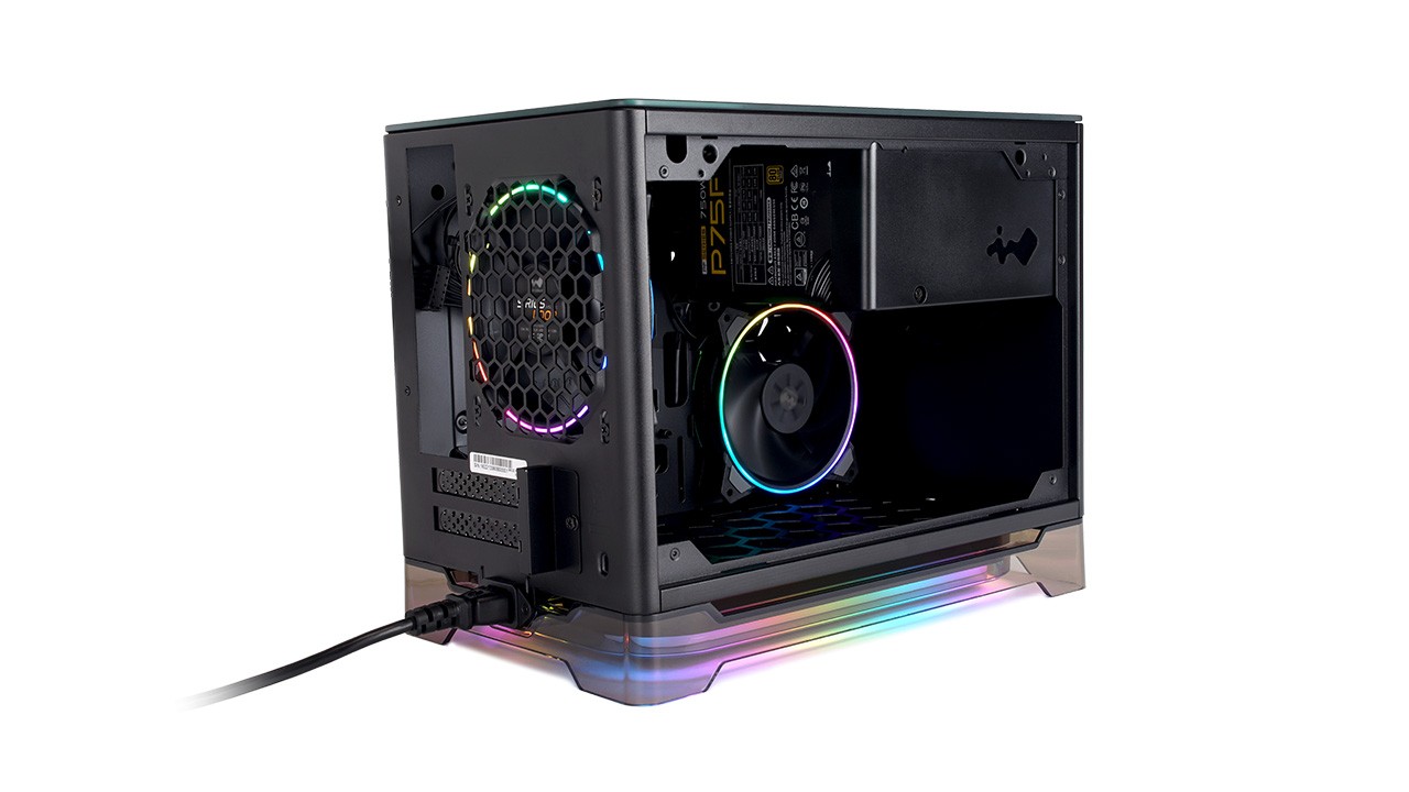 Корпус INWIN CF08B (A1 Prime), Mini-ITX, Mini-Tower, 2xUSB 3.0, черный, 750 Вт (IW-A1PRIME-BLACK)