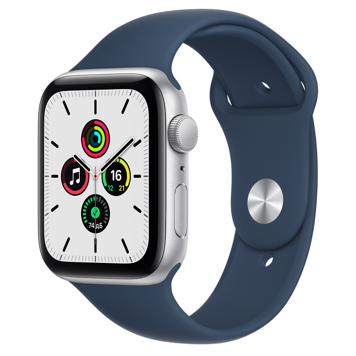 

Смарт-часы APPLE Watch SE 44mm OLED, серебристый (MYDQ2B/A), Watch SE 44mm