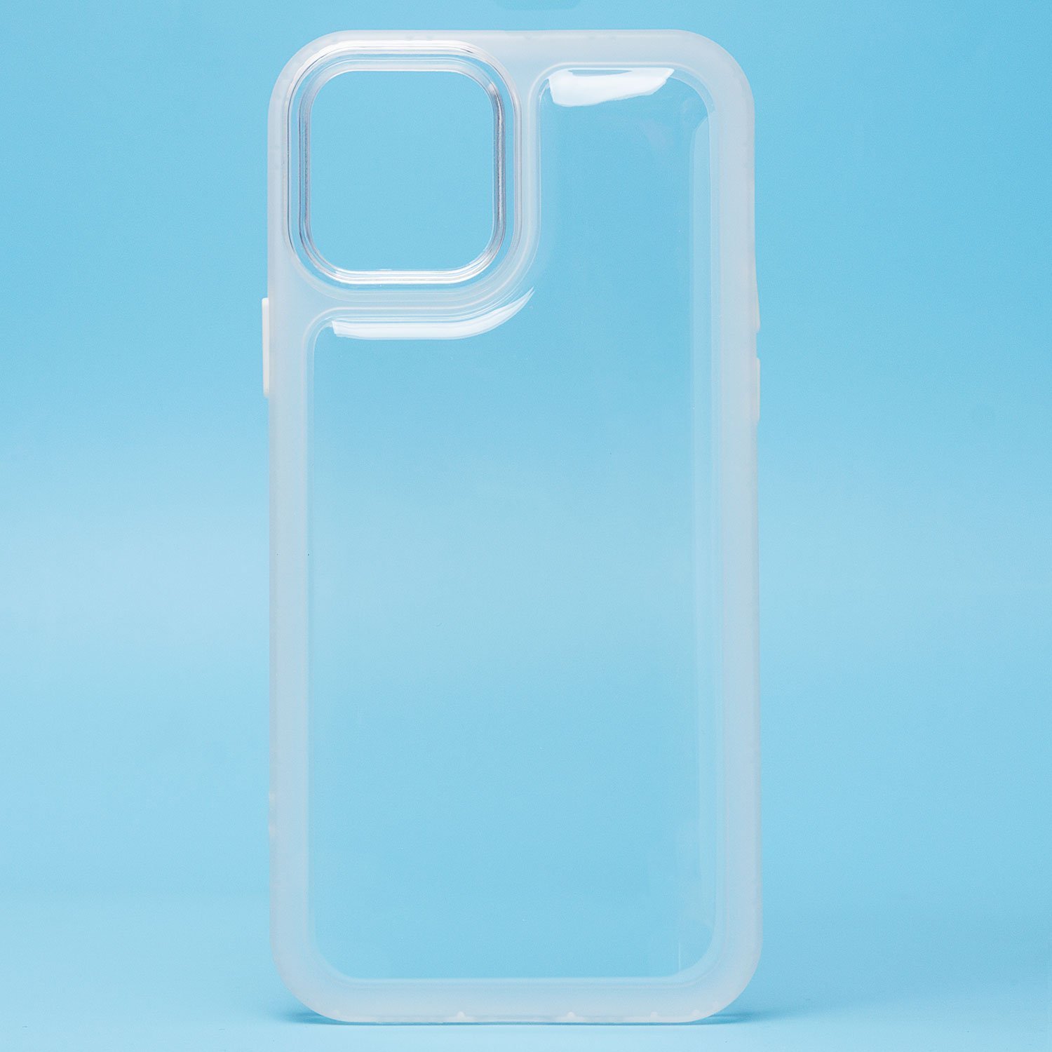 

Чехол-накладка для смартфона Apple iPhone 12/12 Pro, силикон, белый/прозрачный (209305)